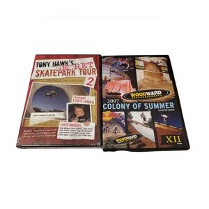 Tony Hawk's Secret Skatepark Tour 2 and Woodward 2007 Colony of Summer DVDs